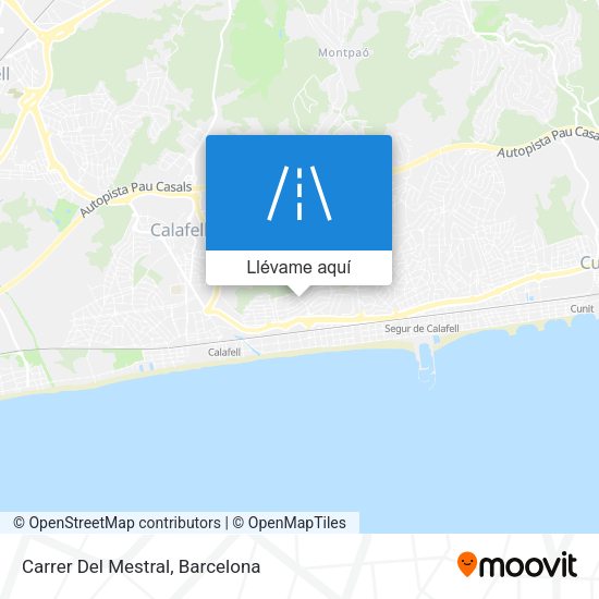 Mapa Carrer Del Mestral
