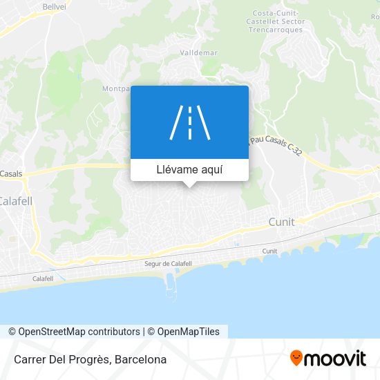 Mapa Carrer Del Progrès