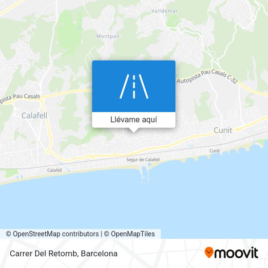 Mapa Carrer Del Retomb