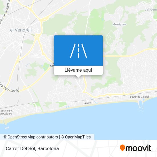 Mapa Carrer Del Sol