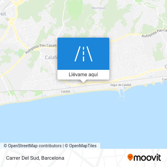 Mapa Carrer Del Sud