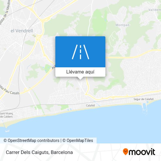 Mapa Carrer Dels Caiguts