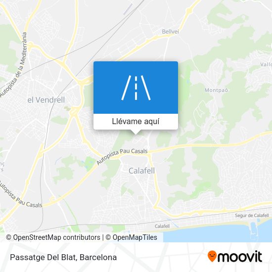Mapa Passatge Del Blat