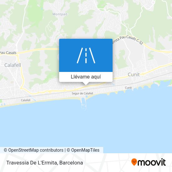 Mapa Travessia De L'Ermita