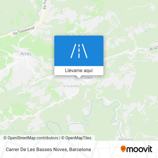 Mapa Carrer De Les Basses Noves