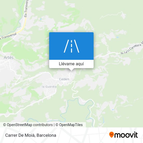 Mapa Carrer De Moià