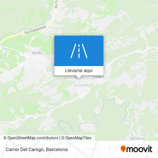 Mapa Carrer Del Canigó