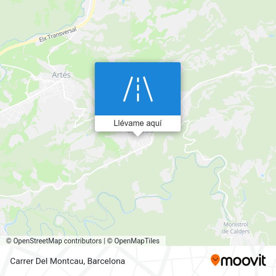 Mapa Carrer Del Montcau
