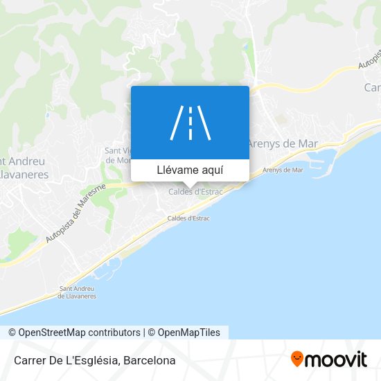 Mapa Carrer De L'Església