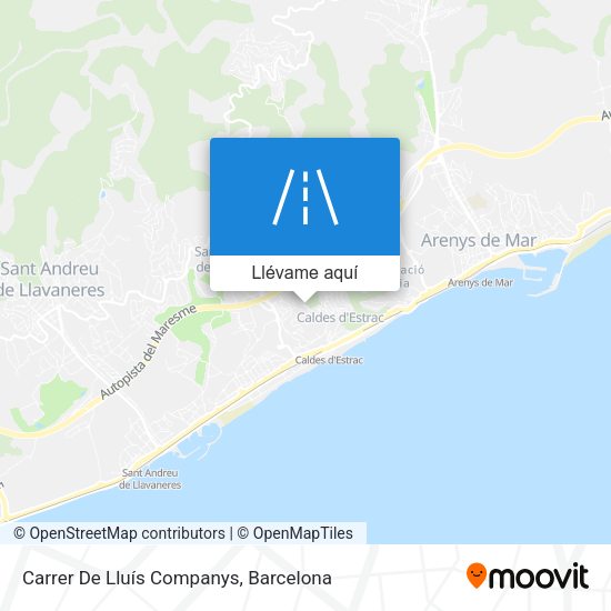 Mapa Carrer De Lluís Companys