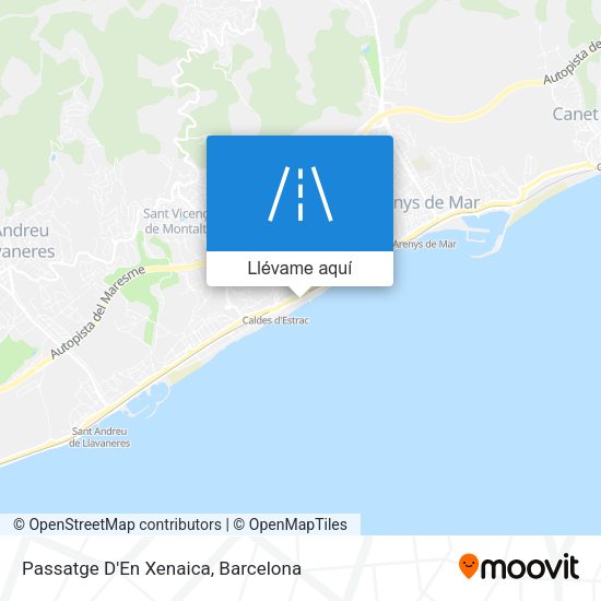 Mapa Passatge D'En Xenaica