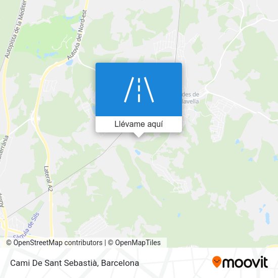 Mapa Cami De Sant Sebastià