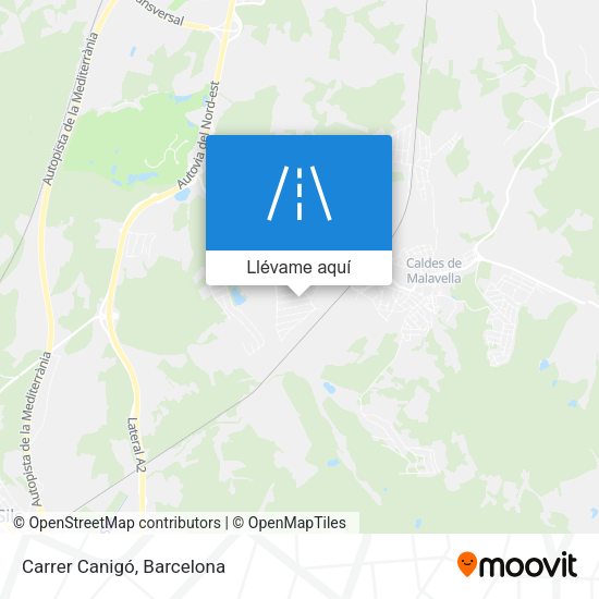 Mapa Carrer Canigó