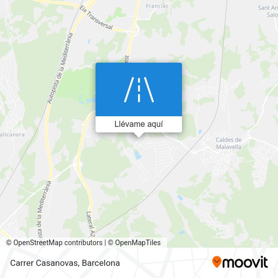 Mapa Carrer Casanovas