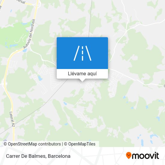 Mapa Carrer De Balmes