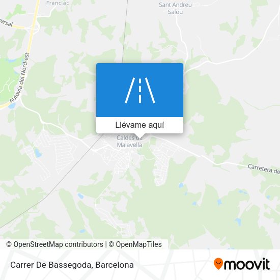 Mapa Carrer De Bassegoda