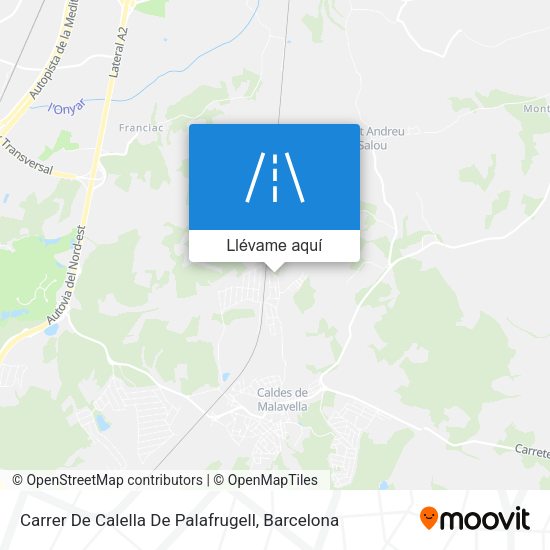 Mapa Carrer De Calella De Palafrugell