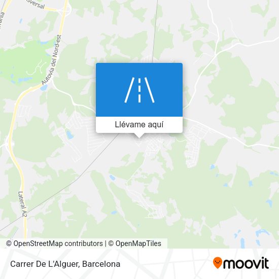 Mapa Carrer De L'Alguer