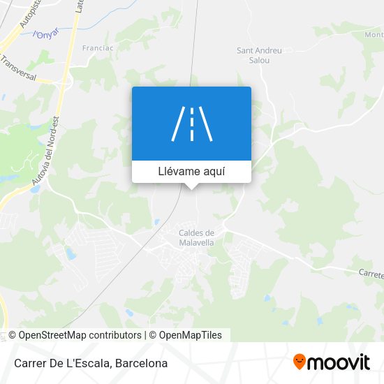 Mapa Carrer De L'Escala
