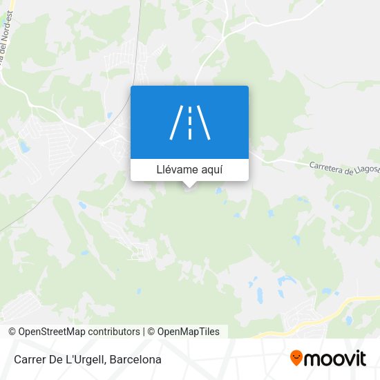 Mapa Carrer De L'Urgell