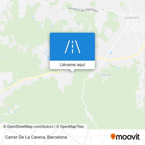 Mapa Carrer De La Carena