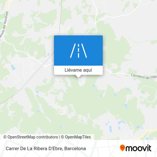 Mapa Carrer De La Ribera D'Ebre