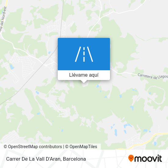 Mapa Carrer De La Vall D'Aran