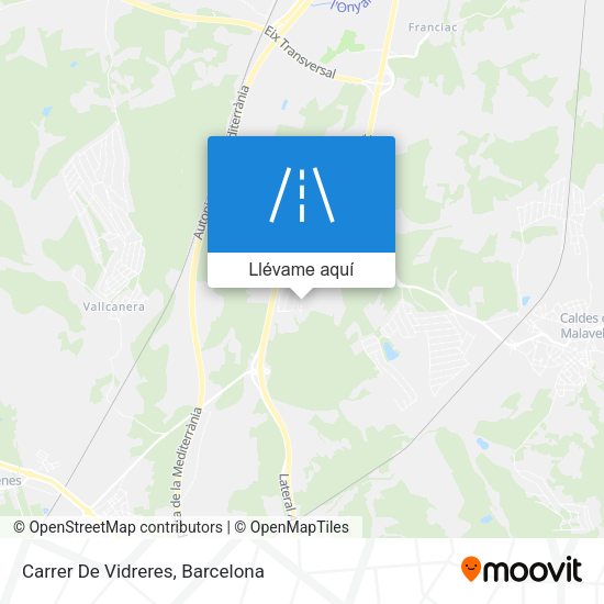 Mapa Carrer De Vidreres