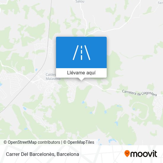 Mapa Carrer Del Barcelonès