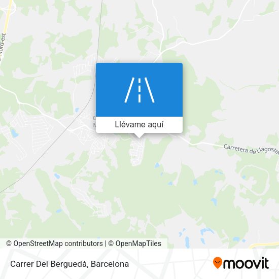 Mapa Carrer Del Berguedà