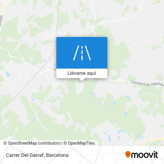 Mapa Carrer Del Garraf