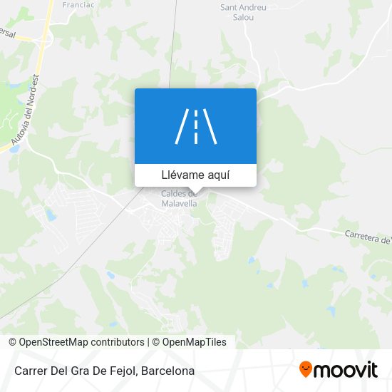 Mapa Carrer Del Gra De Fejol