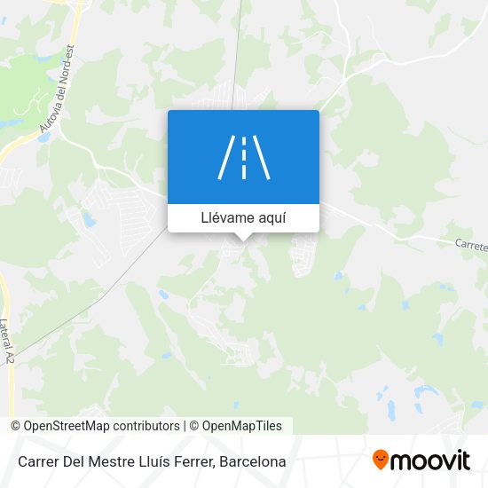 Mapa Carrer Del Mestre Lluís Ferrer