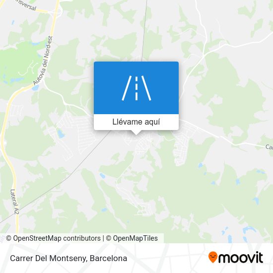 Mapa Carrer Del Montseny