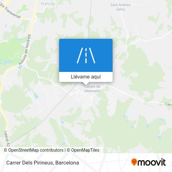 Mapa Carrer Dels Pirineus