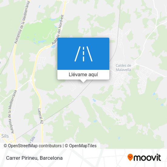 Mapa Carrer Pirineu