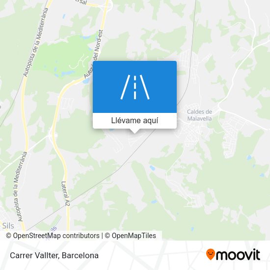 Mapa Carrer Vallter