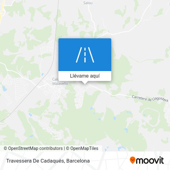 Mapa Travessera De Cadaqués