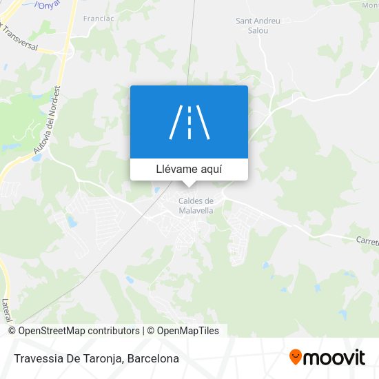 Mapa Travessia De Taronja