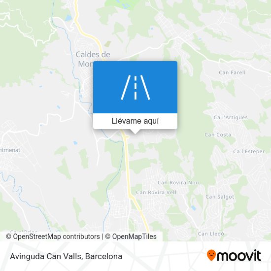 Mapa Avinguda Can Valls
