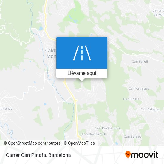 Mapa Carrer Can Patafa