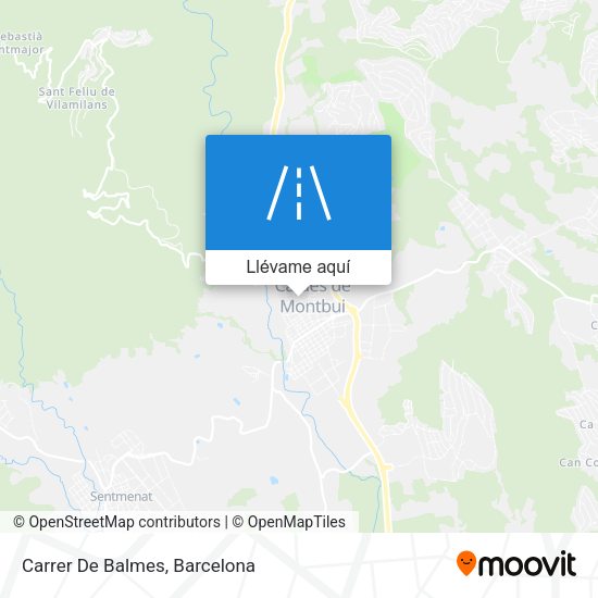 Mapa Carrer De Balmes