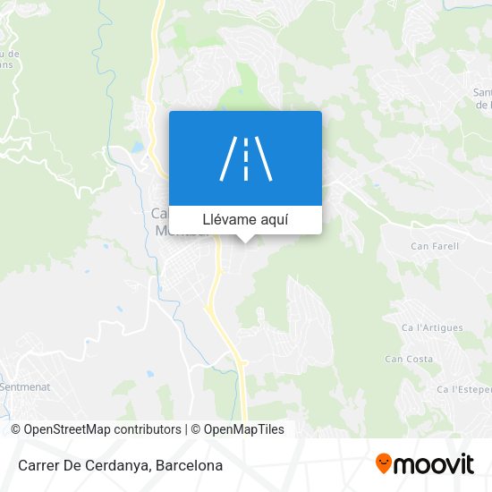 Mapa Carrer De Cerdanya