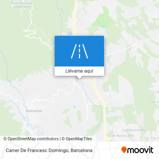 Mapa Carrer De Francesc Domingo