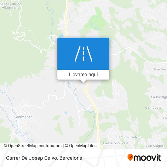 Mapa Carrer De Josep Calvo