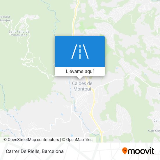 Mapa Carrer De Riells