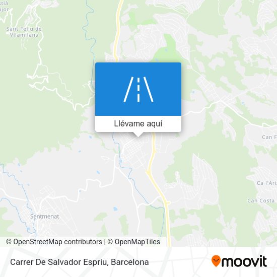 Mapa Carrer De Salvador Espriu