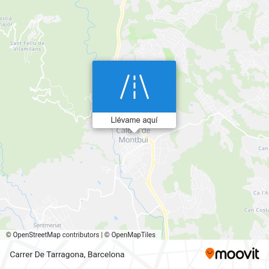 Mapa Carrer De Tarragona