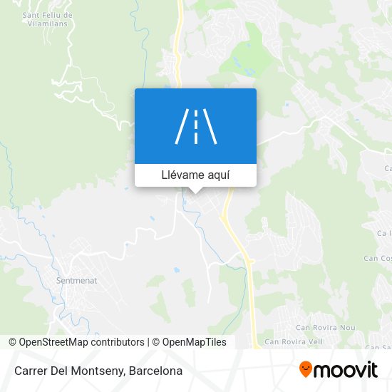 Mapa Carrer Del Montseny