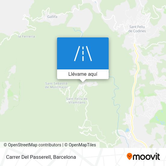 Mapa Carrer Del Passerell